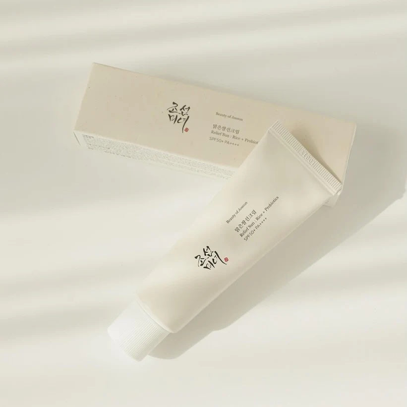 Relief Sun: Rice + Probiotics SPF50+ - Crema solare al riso e probiotici