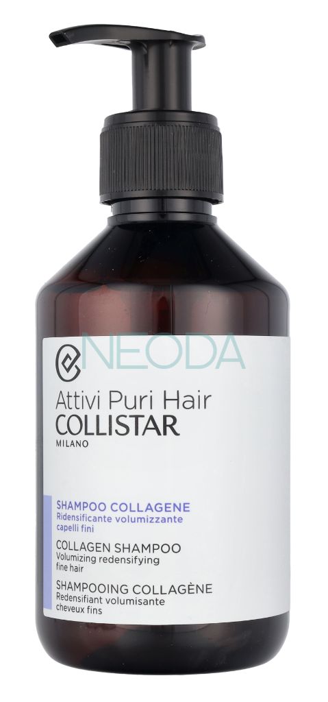 Collistar Attivi Puri Hair Collagen Shampoo 250ml - Image 1