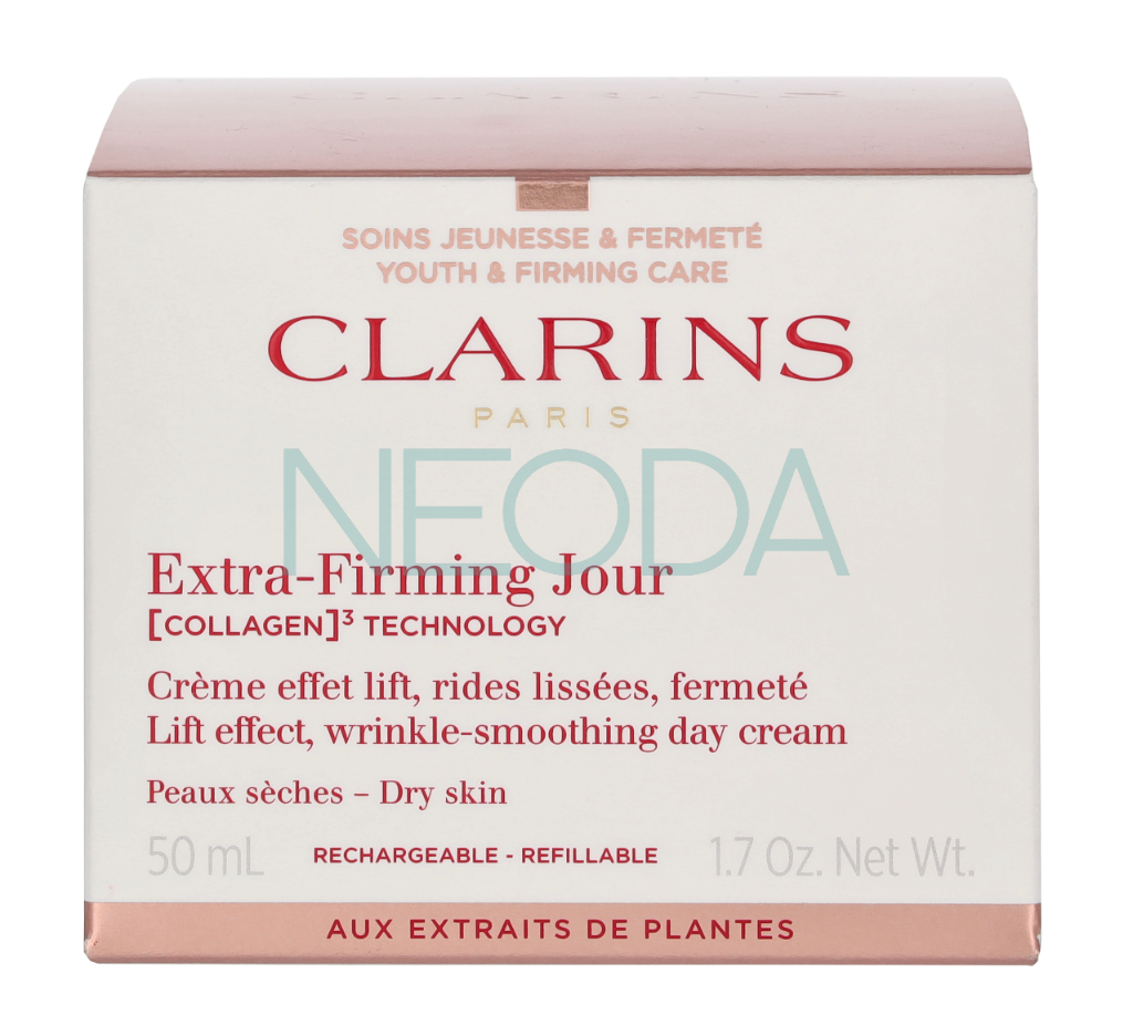 Clarins Extra Firming Day Cream Dry Skin - 50ml - Image 1
