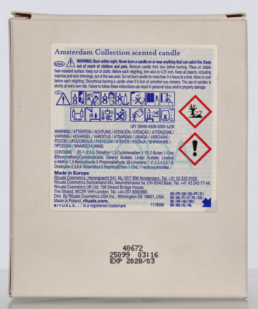 Rituals Amsterdam Collection Candela Profumata 400g - Image 2