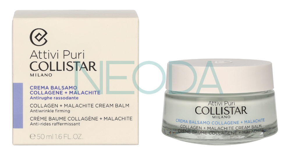 Collistar Attivi Puri Collagen + Malachite Cream Balm 50ml - Image 1