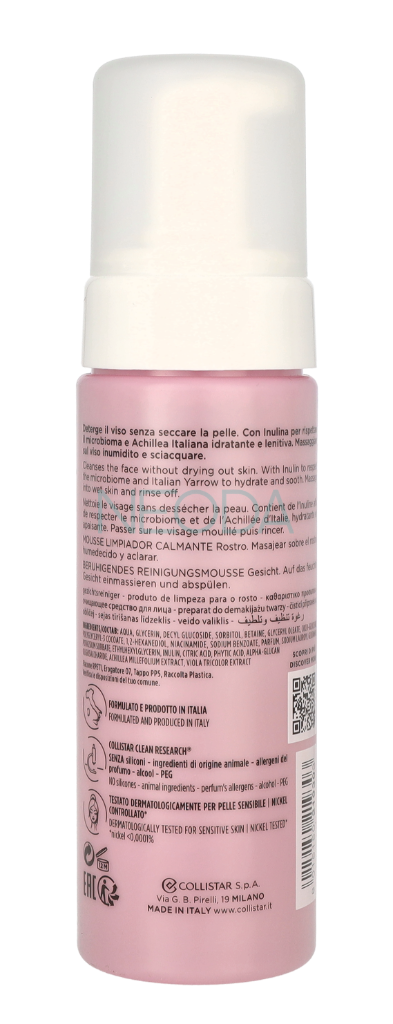 Collistar Soothing Cleansing Foam - Detergente Viso Lenitivo - Image 2