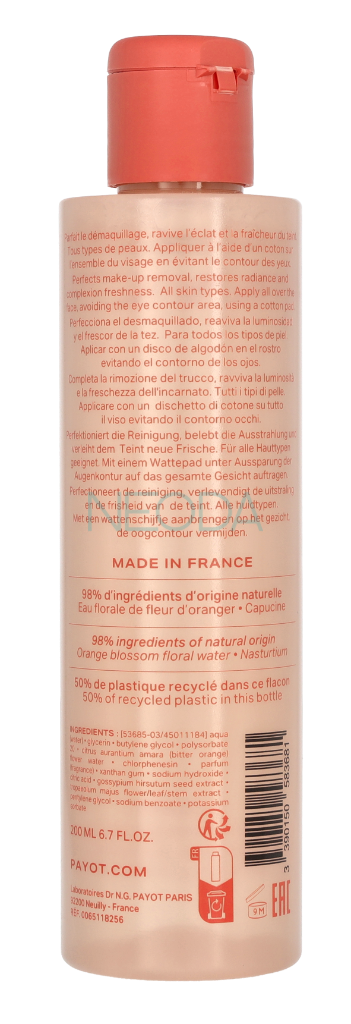 Payot Nue Radiance-Boosting Toning Lotion 200ml - Image 2