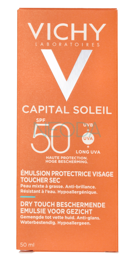 Vichy Ideal Soleil SPF50 Emulsione Viso Dry Touch 50ml - Image 1