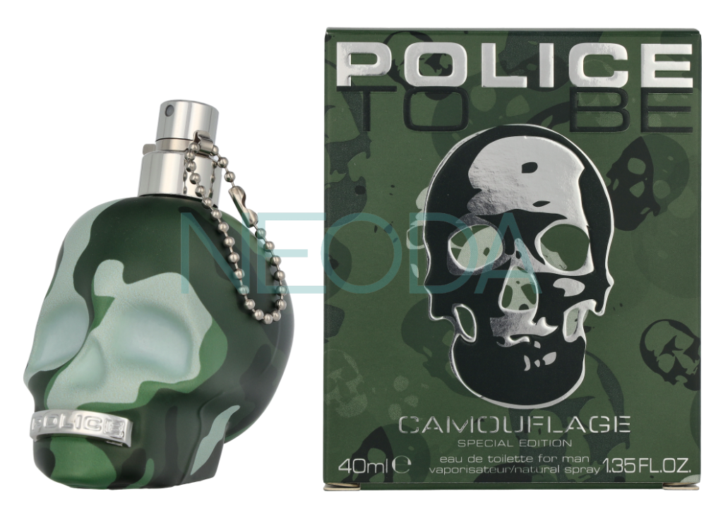 Police To Be Camouflage For Man Eau de Toilette Spray 40ml - Image 1