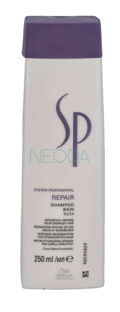 Wella SP Repair Shampoo - Shampoo Riparatore Capelli Danneggiati 250ml - Image 1