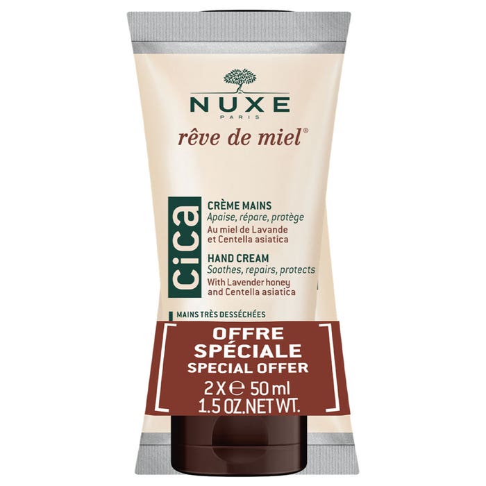 Nuxe Reve De Miel Cica Hand Cream Duo Set 2x50ml - Image 3