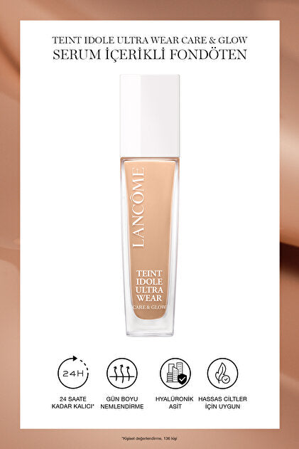 Lancome Teint Idole Ultra Wear Care & Glow #125W Foundation 30ml - Image 3
