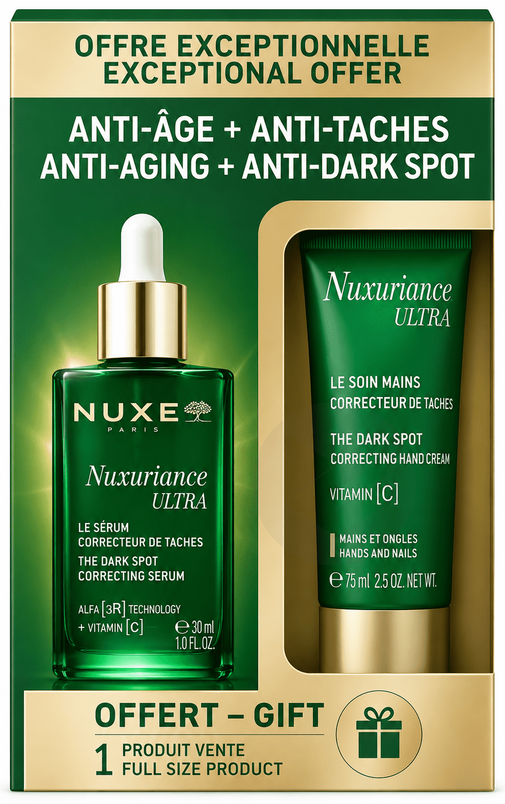 Nuxe Nuxuriance Ultra Replenishing Set - Serum e Hand Cream - Image 3