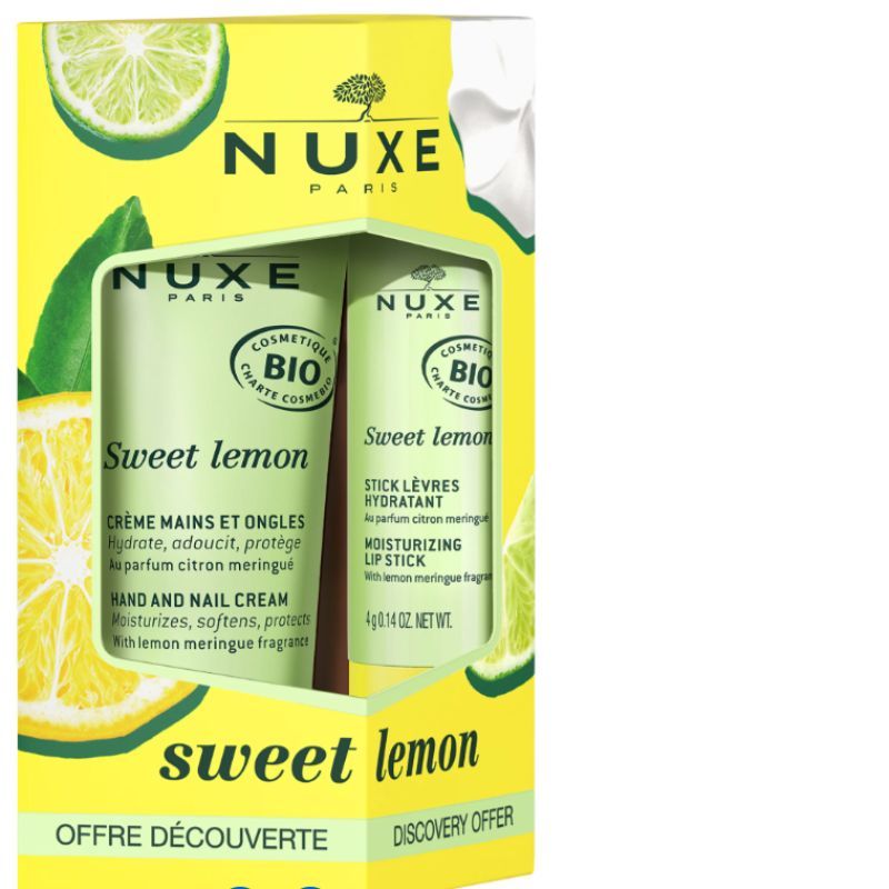 Nuxe Sweet Lemon Kit - Trattamento Labbra e Mani - Image 1