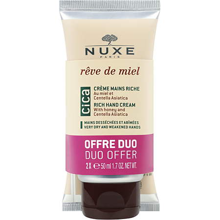 Nuxe Reve De Miel Cica Hand Cream Duo Set 2x50ml - Image 1