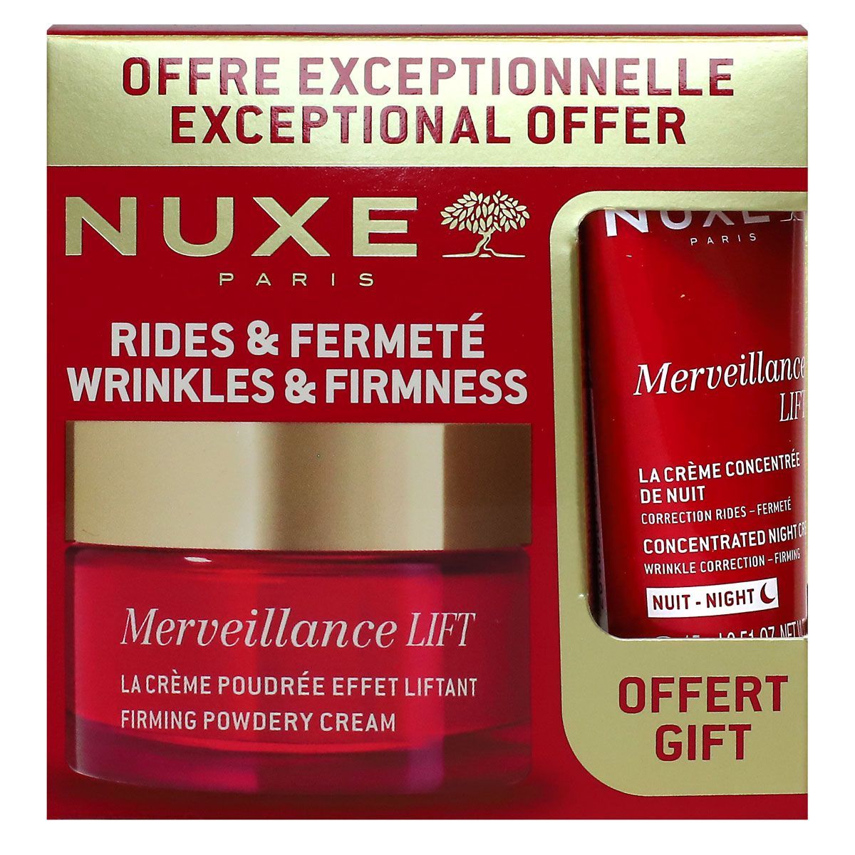 Nuxe Merveillance Lift Set - Crema Giorno e Notte per una Pelle Rigogliosa - Image 2