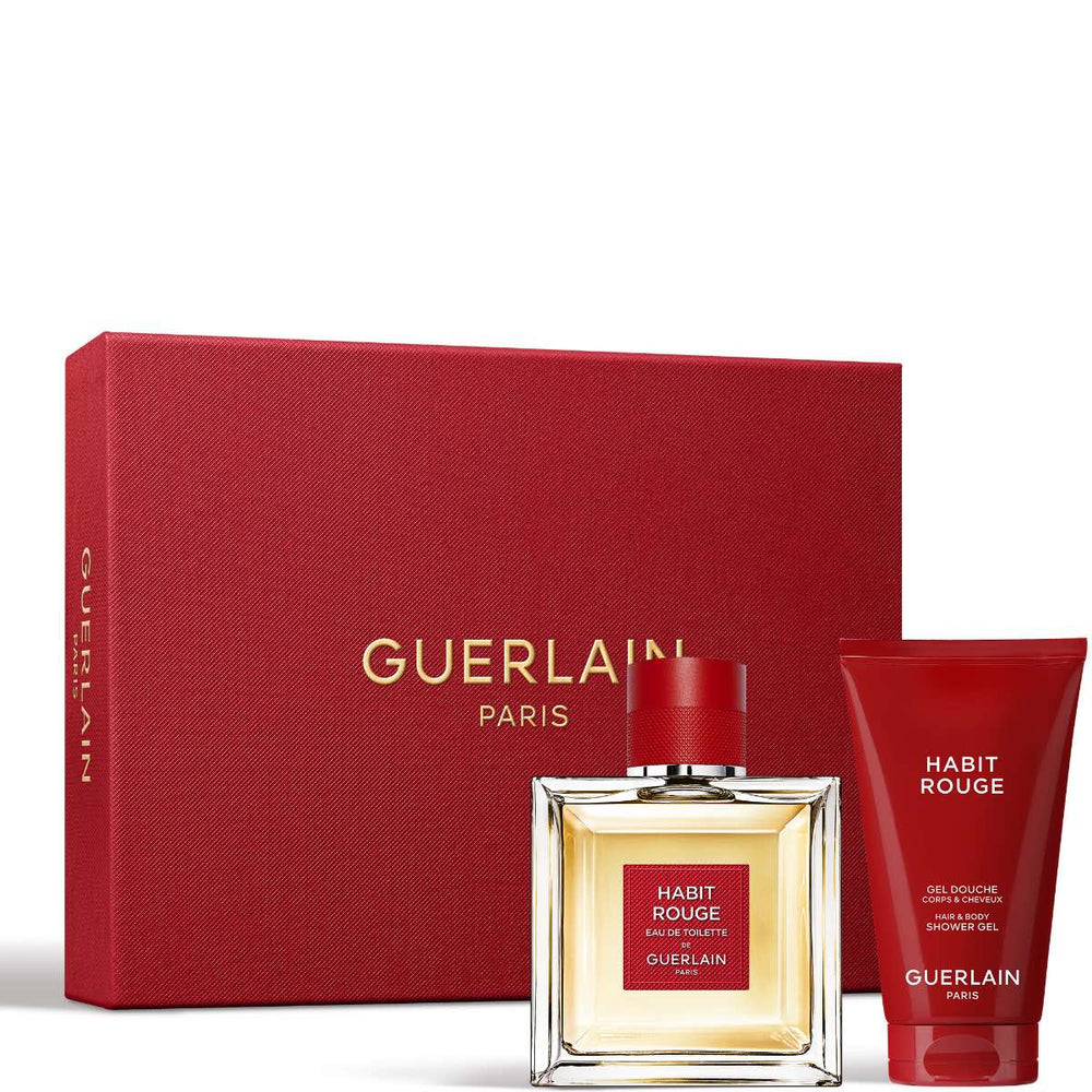 Guerlain Habit Rouge Giftset - Profumo Uomo con Shower Gel - Image 1