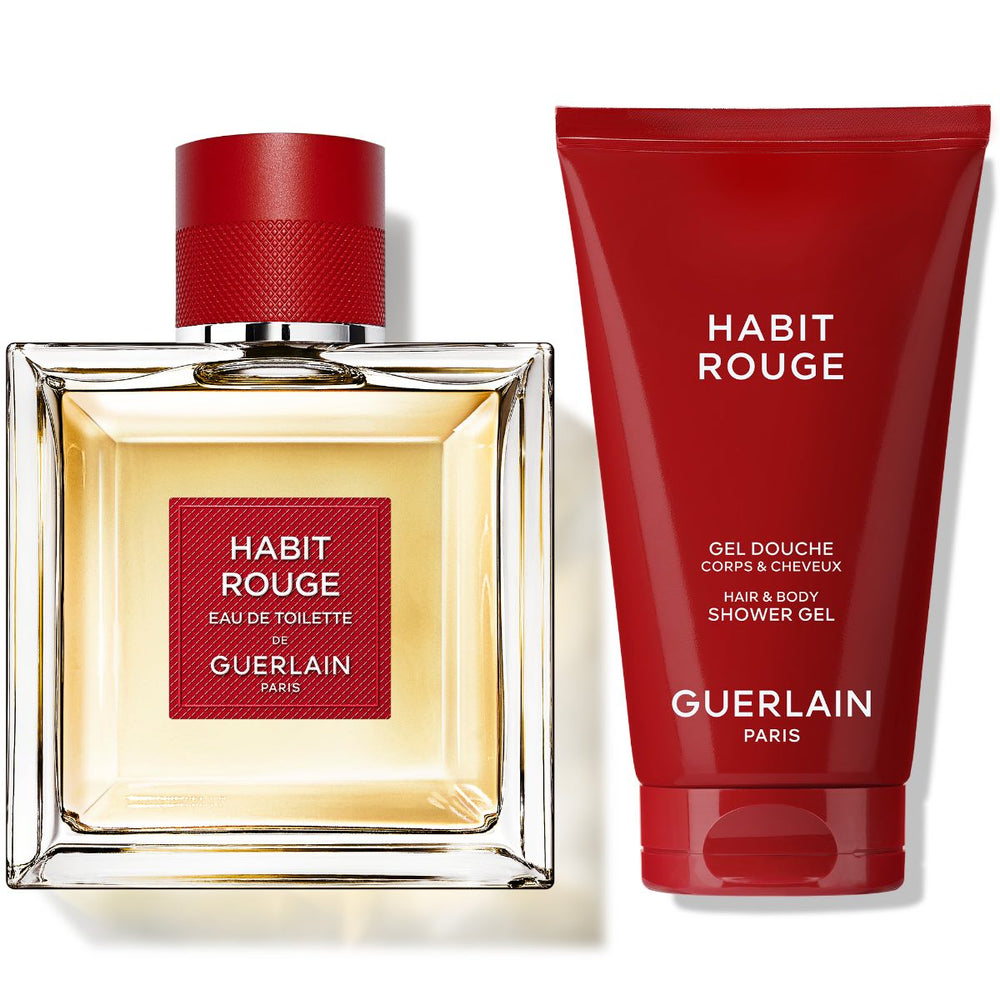 Guerlain Habit Rouge Giftset - Profumo Uomo con Shower Gel - Image 2