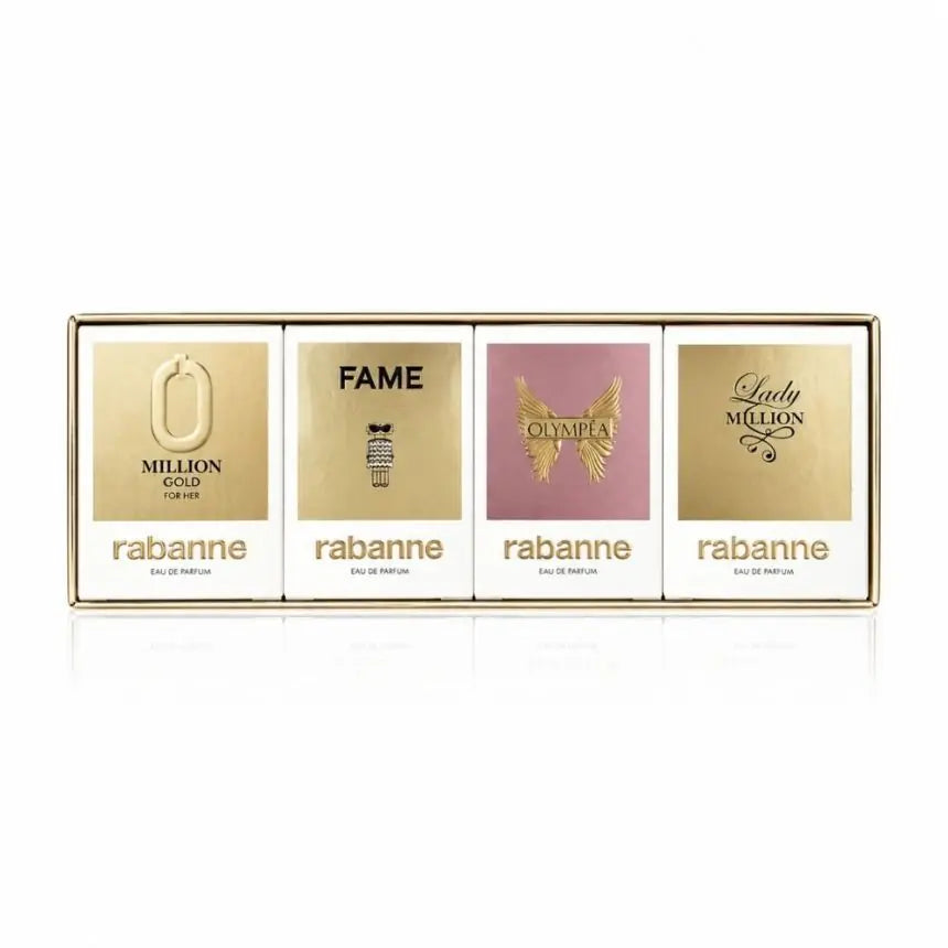 Paco Rabanne Miniatures Set - Lady Million, Olympea, Fame, Million Gold - Image 2