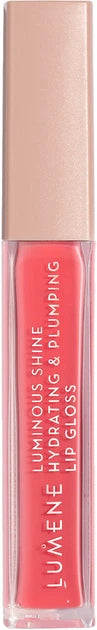 Lumene Luminous Shine Lip Gloss #4 Peach Pink idrata e plumping 5ml - Image 2