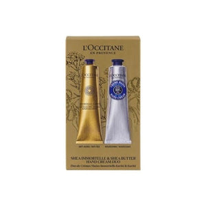 L'Occitane Hand Cream Duo Set - Crema Mani Shea Immortelle e Shea Butter