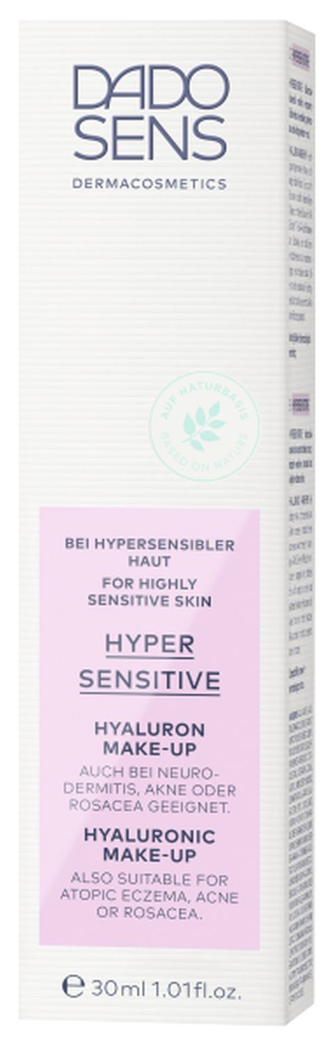 Dado Sens Hypersensitive Hyaluron Make-Up - Fondotinta idratante per pelle sensibile 30ml - Image 3