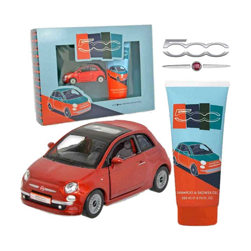 Fiat 500 Set Regalo Modellino + Shower Gel