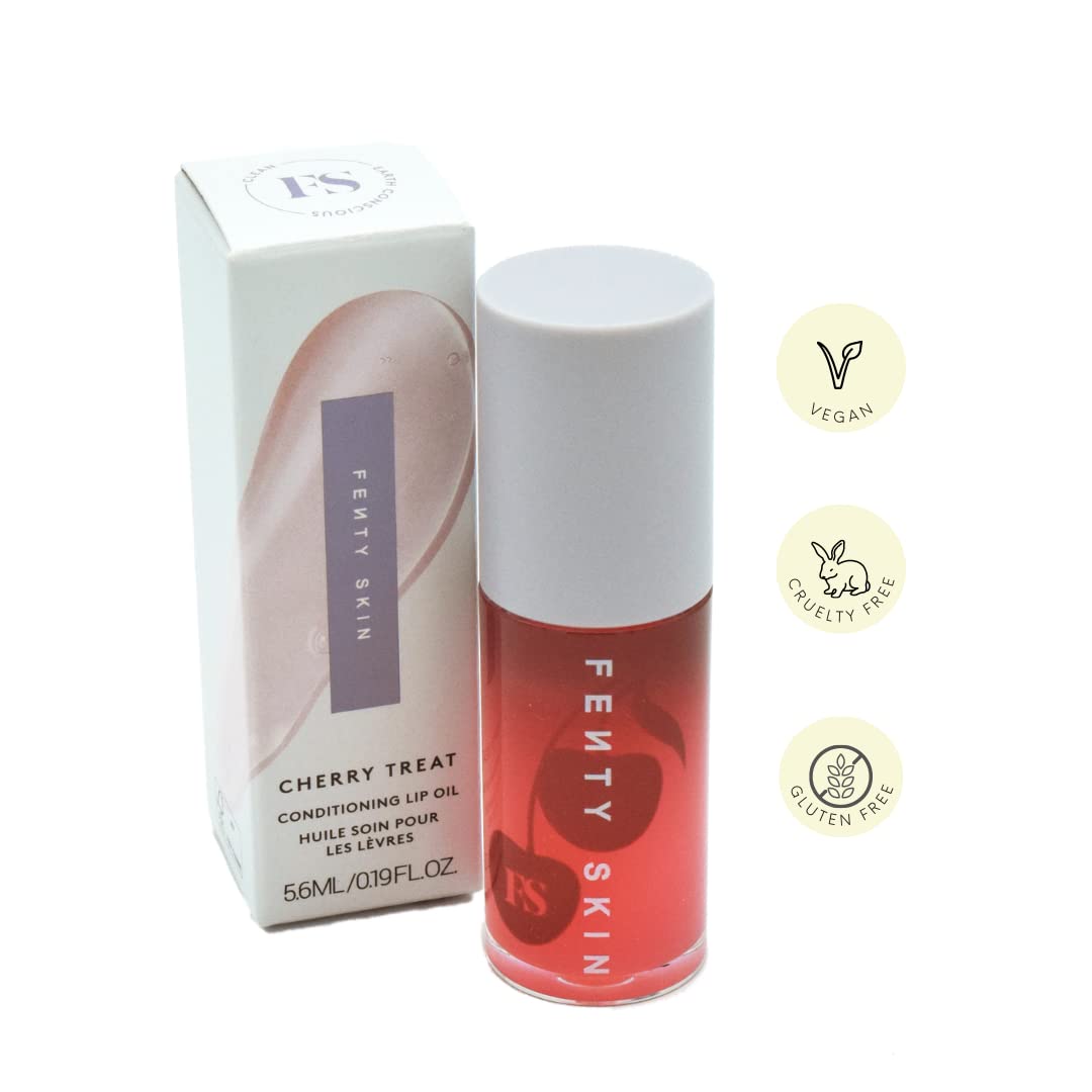 Fenty Beauty Conditioning Lip Oil Cherry Treat 5.6ml - Image 2