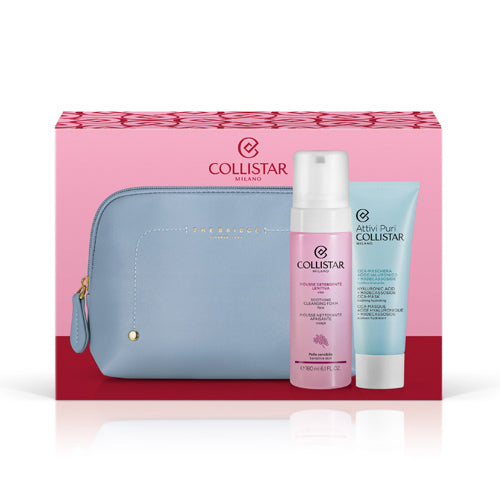 Cofanetto Cica-Maschera Acido Ialuronico + Mousse Detergente + Beauty-Bag The Bridge
