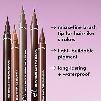 Elf Cosmetics Holy Strokes Micro-Fine Brow Pen - Neutral Brown 0.7ml - Image 2