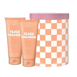 Pupa Happy Box Kit Peach Paradise Gel Doccia Esfoliante 200ml + Latte Corpo 200ml