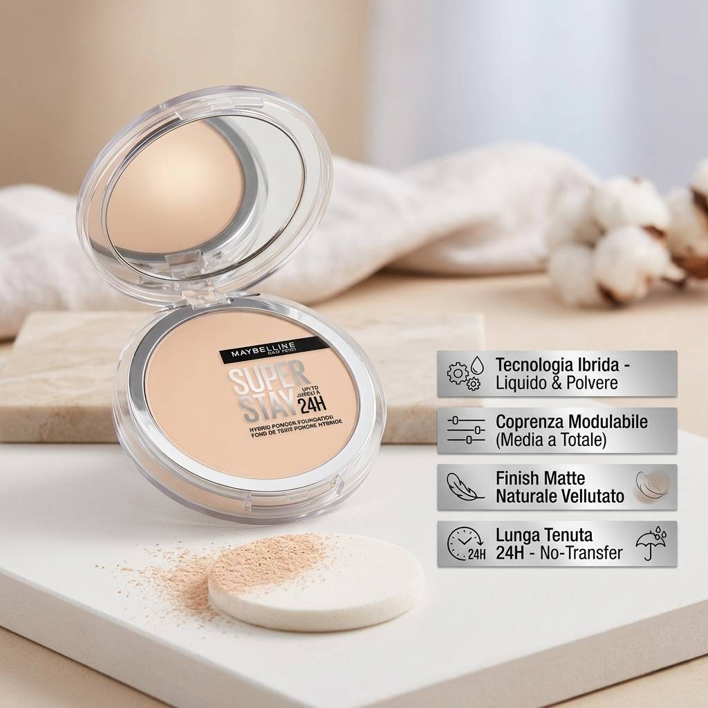 Maybelline Super Stay Fondotinta in Polvere