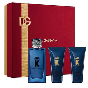 Dolce & Gabbana K Giftset - Set Profumo Uomo con Dopobarba e Shower Gel