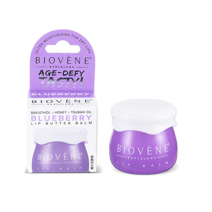 Biovene Age-Defy Tasty! Blueberry Lip Butter Balm - Burro Labbra 8g