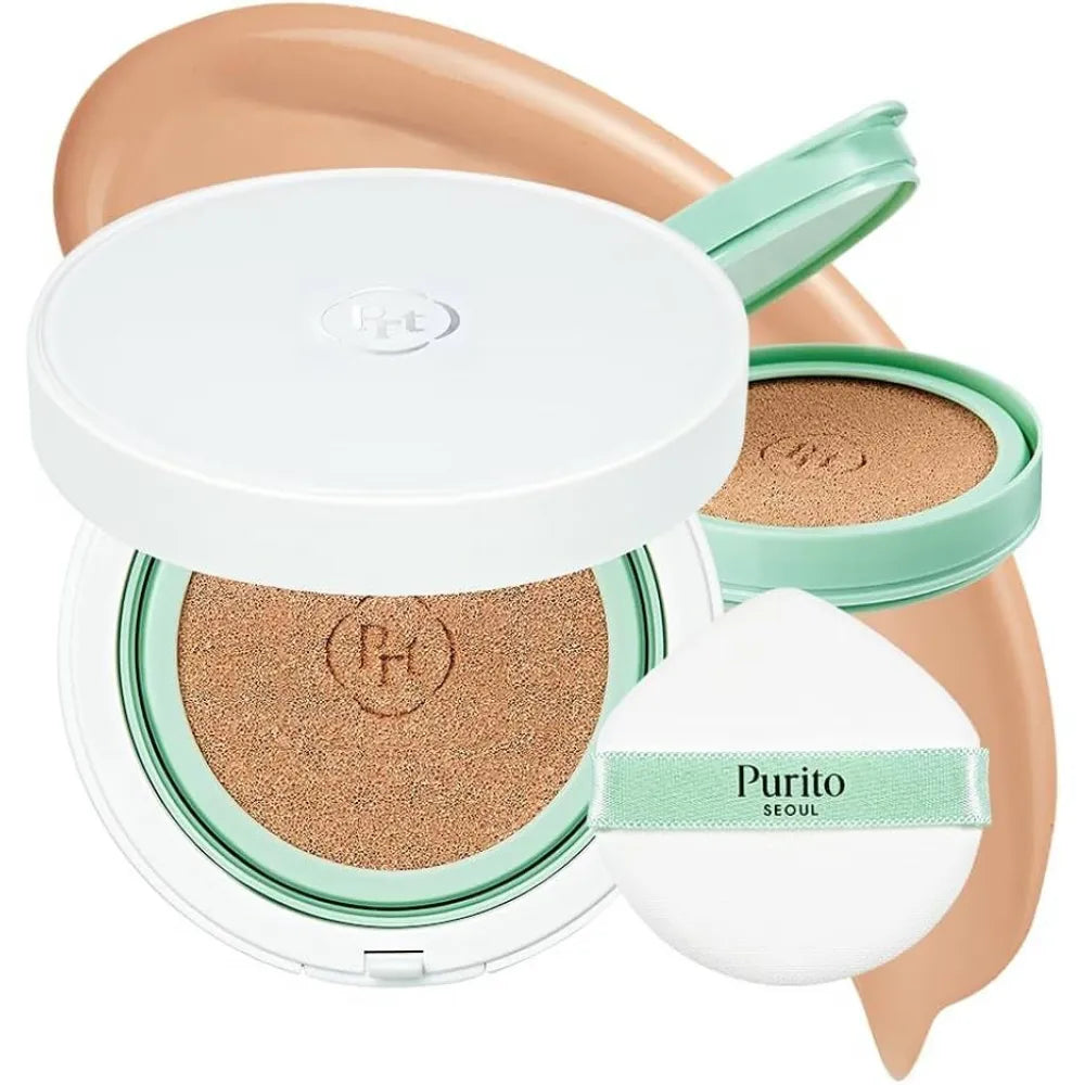 Purito Seoul Wonder Releaf Centella BB Cushion Duo Set #13 Neutral Ivory - Image 3