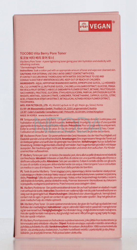 Tocobo Vita Berry Pore Toner - Tonico Viso 150ml - Image 2