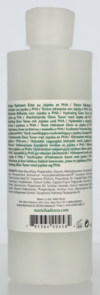 Mario Badescu Hydrating Glow Toner con Jojoba & PHA 236ml - Image 2
