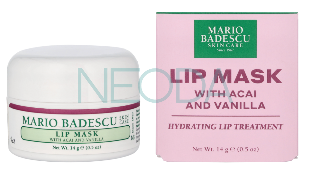 Mario Badescu Lip Mask Acai & Vanilla - Maschera Labbra 14g - Image 2