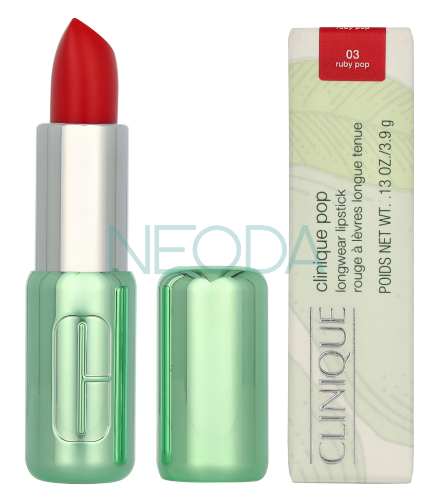 Clinique Pop Longwear Matte Lipstick #03 Ruby Pop - Rossetto - Image 3