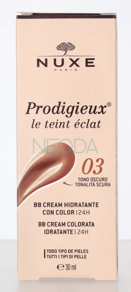 Nuxe Prodigieux Teint Eclat BB Cream Foncée 30ml - Image 2