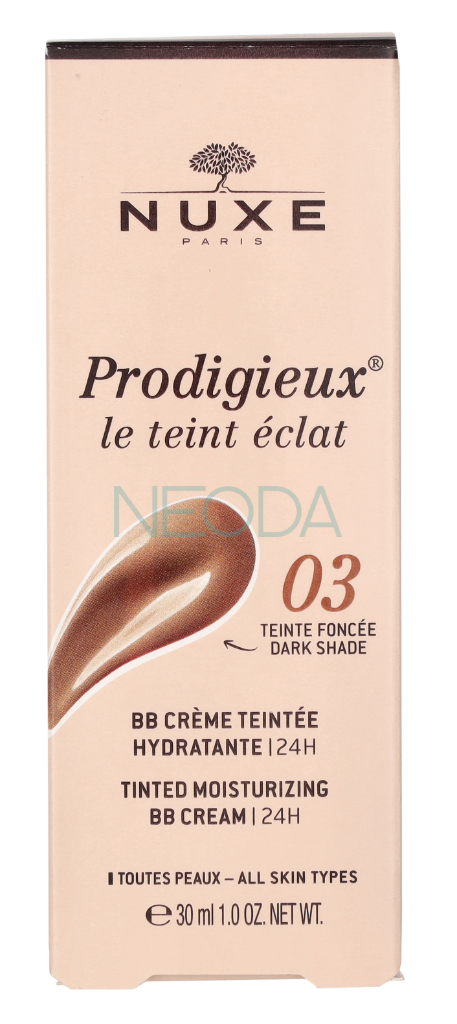 Nuxe Prodigieux Teint Eclat BB Cream Foncée 30ml - Image 1