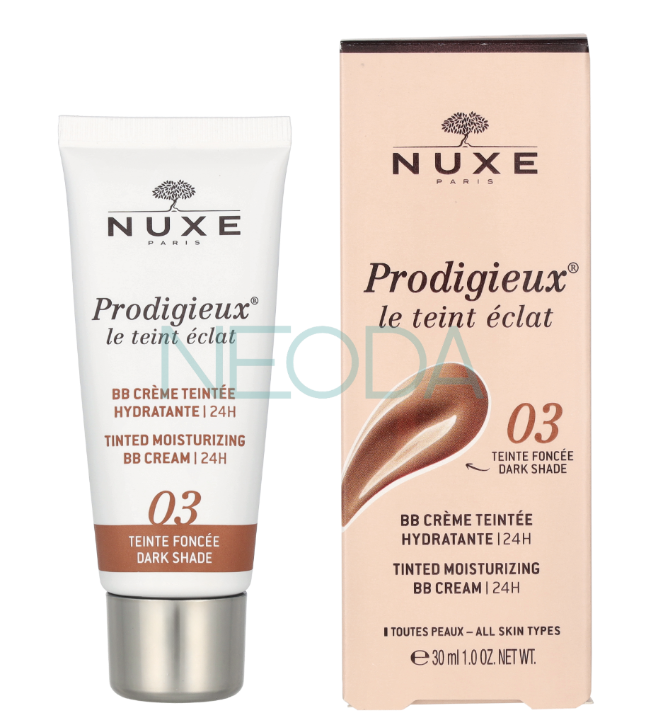 Nuxe Prodigieux Teint Eclat BB Cream Foncée 30ml - Image 3
