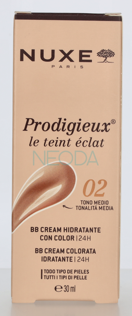 Nuxe Prodigieux Teint Eclat BB Creme Medium 30ml - Image 2