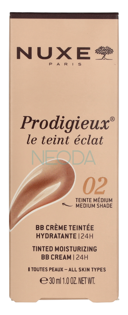 Nuxe Prodigieux Teint Eclat BB Creme Medium 30ml - Image 1