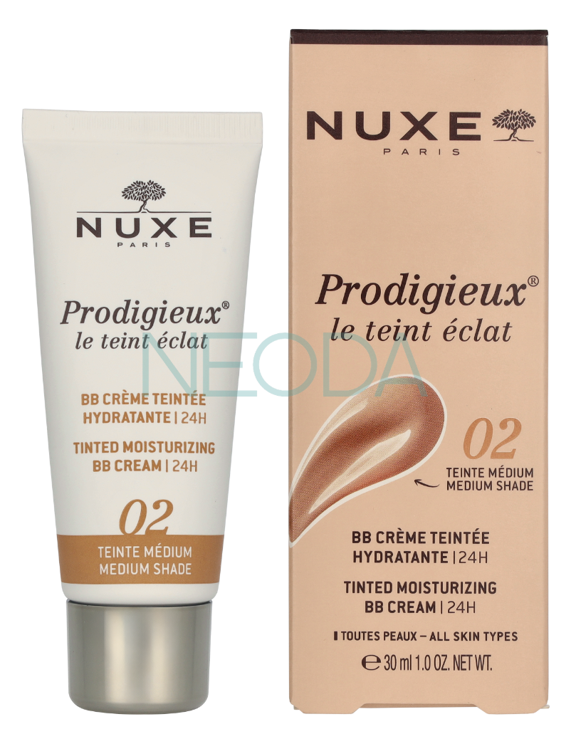 Nuxe Prodigieux Teint Eclat BB Creme Medium 30ml - Image 3