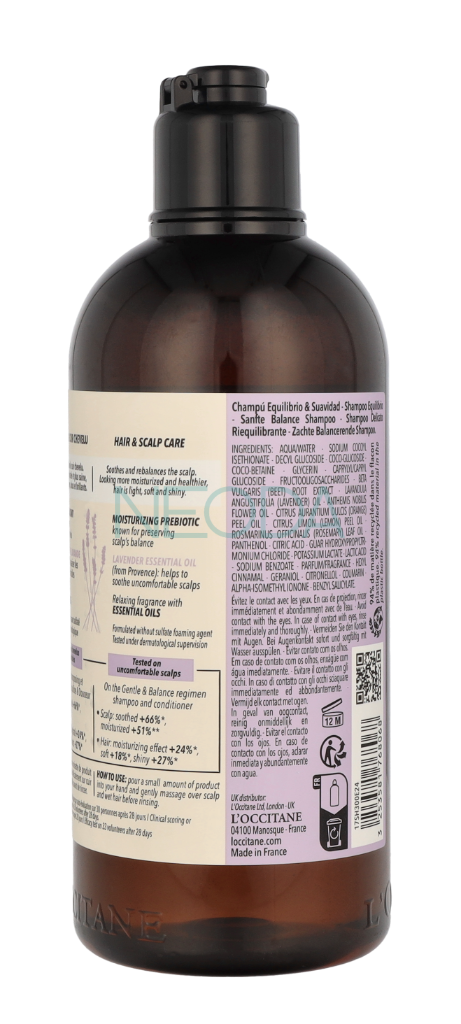 L'Occitane Gentle & Balance Shampoo 300ml - Image 2