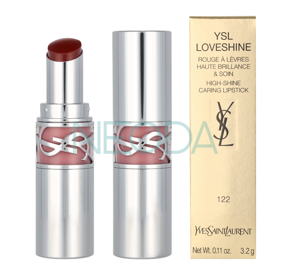 YSL Loveshine High Shine Caring Lipstick #122 Caramel - Image 3
