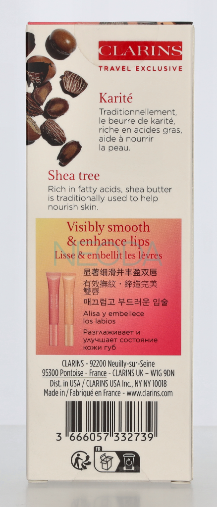 Clarins Natural Lip Perfector Set - Duo Labbra Shimmer - Image 2