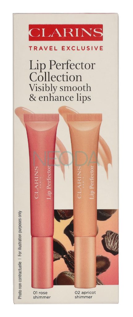 Clarins Natural Lip Perfector Set - Duo Labbra Shimmer - Image 1
