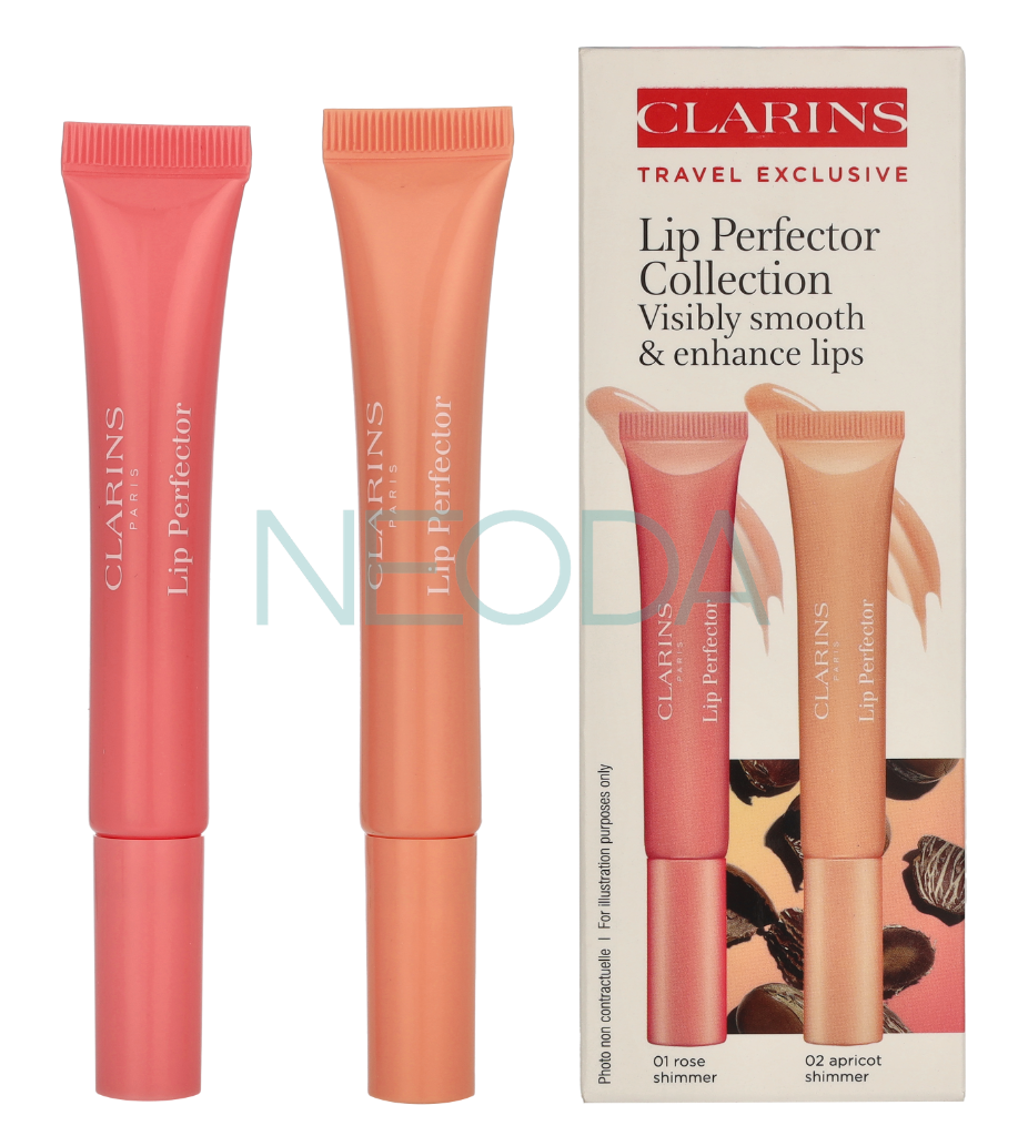 Clarins Natural Lip Perfector Set - Duo Labbra Shimmer - Image 3