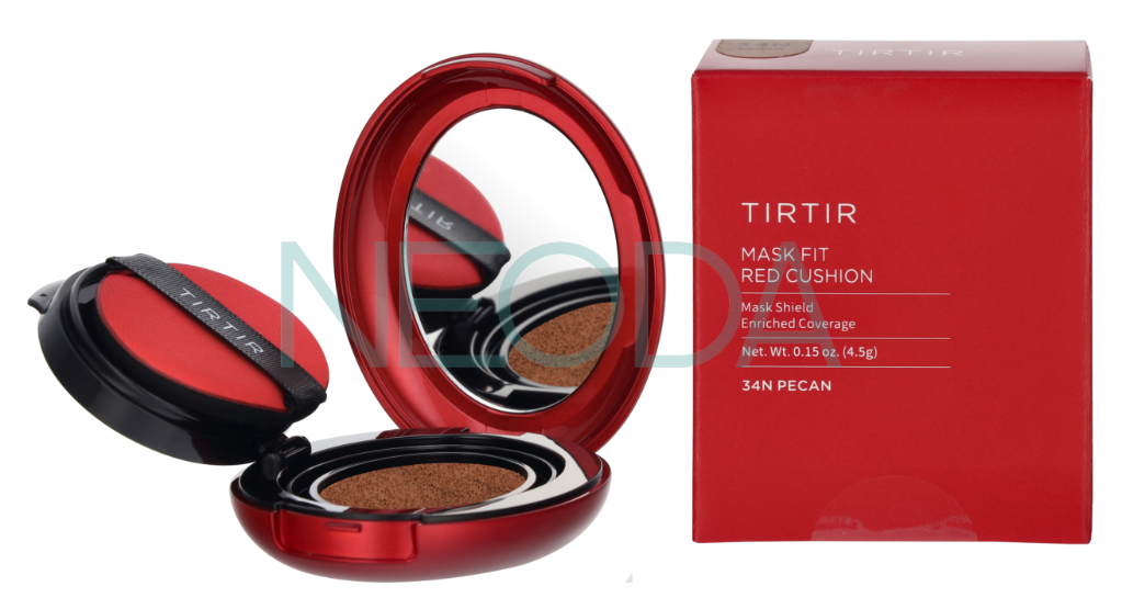 Tirtir Mask Fit Red Mini Cushion Foundation #34N Pecan 4.5g - Image 1