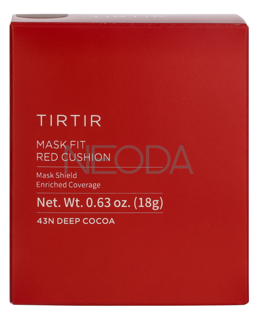Tirtir Mask Fit Red Cushion Foundation SPF40 #43N Deep Cocoa - Image 1