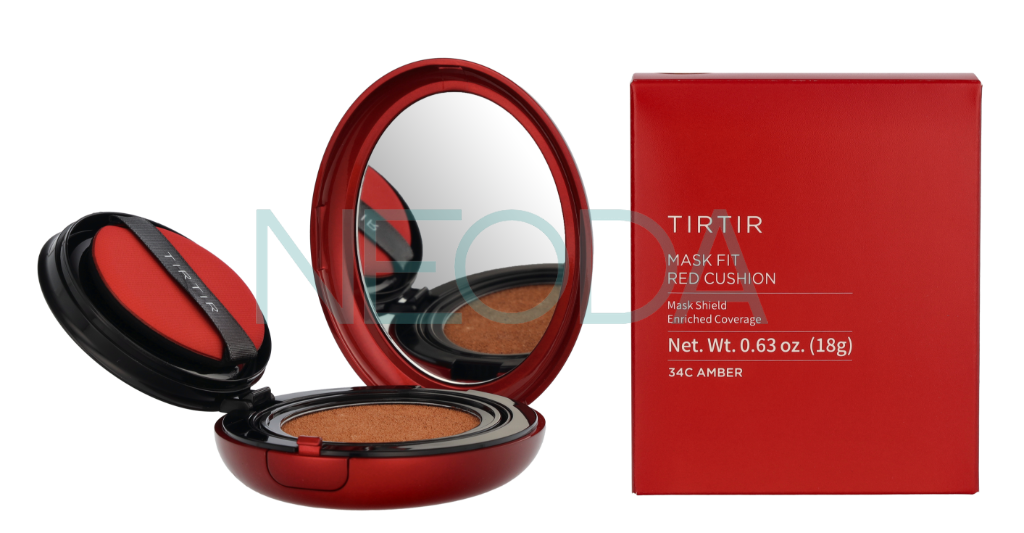Tirtir Mask Fit Red Cushion Foundation SPF40 #34C Amber - Image 2