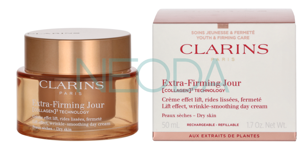 Clarins Extra Firming Day Cream Dry Skin - 50ml - Image 2